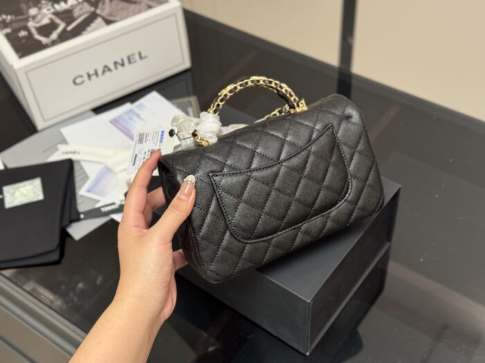 Chanel Mini Cf Handle Handbag Adorable And Spacious - Image 7