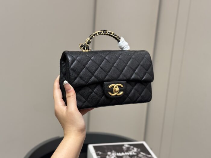 Chanel Mini Cf Handle Handbag Adorable And Spacious - Image 9