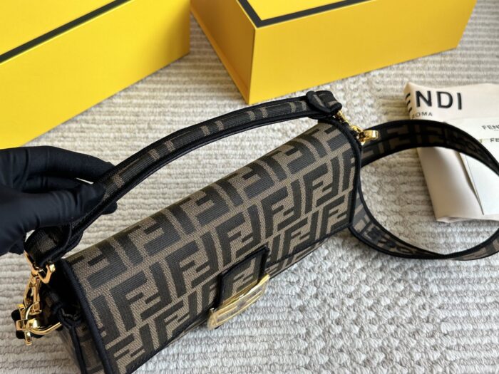 Fendi Vintage Monogram Bag Handheld/Crossbody Wide Shoulder Strap - Image 2