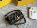 Fendi Baguette Shoulder/Crossbody Bag Effortlessly Street-Chic Compact And Adorable - Image 7