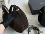 Prada Sling Bag - Satin Leather, Versatile And Durable Crescent Bag - Image 8