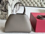 Ferragamo Trifolio Classic Shoulder Bag Adjustable Strap With Cancini Buckle Practical Card Slots Compact And Elegant - Image 4