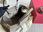 Ferragamo Trifolio Classic Shoulder Bag Adjustable Strap With Cancini Buckle Practical Card Slots Compact And Elegant - Image 7