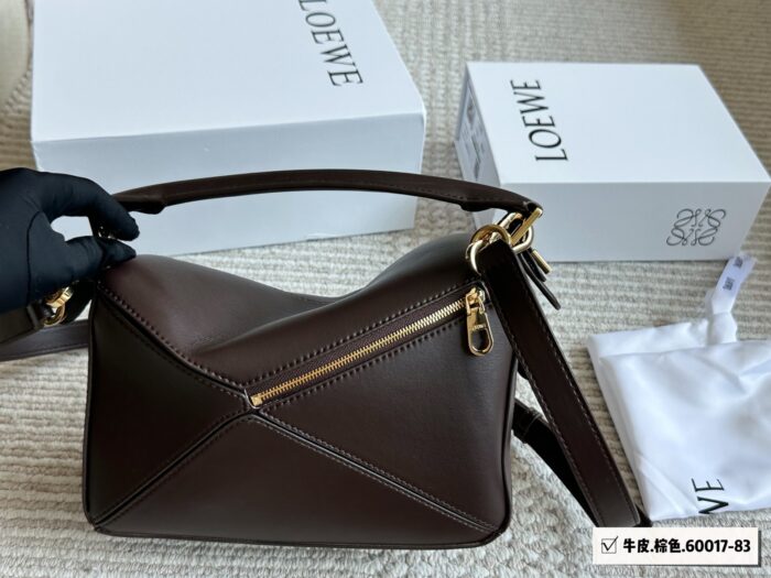 Loewe Puzzle Geometric Bag 2025 New Release Premium-Quality Cowhide Leather - Image 6