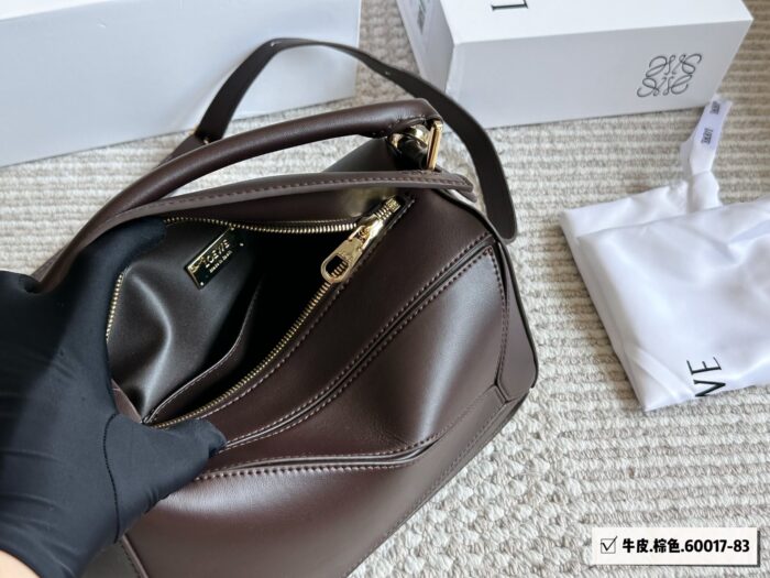 Loewe Puzzle Geometric Bag 2025 New Release Premium-Quality Cowhide Leather - Image 9