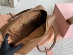 Miu Miu Bowling Bag Calfskin Leather With Satin Lining Handheld Or Crossbody Bag - Image 9