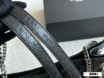 Yves Saint Laurent Niki Shopping Bag - Pure Black Logo, Magnetic Closure, Multi-Wear Commuter Bag - Image 8