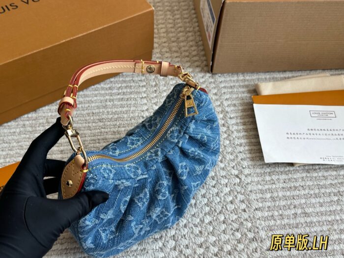 Louis Vuitton Denim Underarm Bag - Image 2