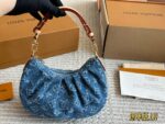 Louis Vuitton Denim Underarm Bag - Image 4