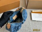 Louis Vuitton Denim Underarm Bag - Image 8