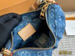 Louis Vuitton Denim Underarm Bag - Image 9