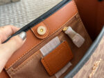 Coach New Classic Logo Bucket Bag Structured Silhouette Underarm Or Crossbody Carry Commuter Essential - Image 9