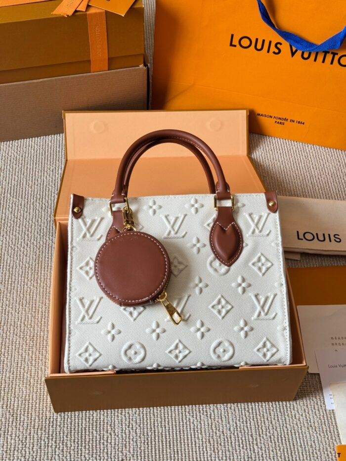 Louis Vuitton On The Go Jungle Print Bag Handheld/Shoulder Strap Large Logo Resistant To Deformation - Image 2