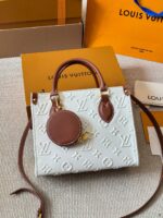 Louis Vuitton On The Go Jungle Print Bag Handheld/Shoulder Strap Large Logo Resistant To Deformation - Image 3