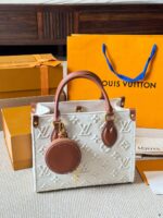 Louis Vuitton On The Go Jungle Print Bag Handheld/Shoulder Strap Large Logo Resistant To Deformation - Image 8