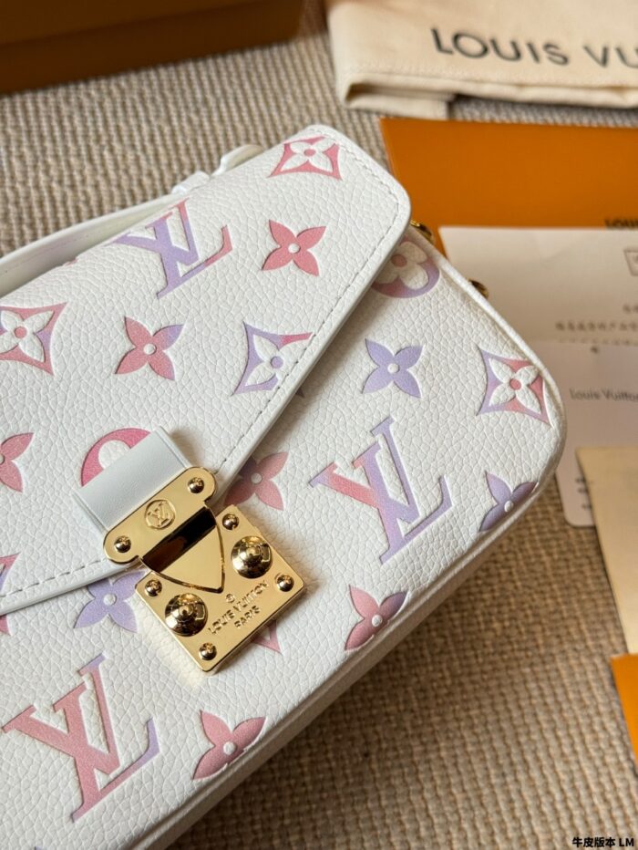 Louis Vuitton Pochette Metis East West Mini Monogram Messenger Bag | Handheld, Shoulder, Crossbody | Gold-Tone Hardware | Adjustable Shoulder Strap | Zip Closure | Gift Box Included - Image 4