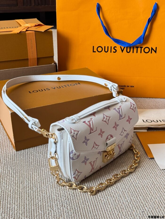 Louis Vuitton Pochette Metis East West Mini Monogram Messenger Bag | Handheld, Shoulder, Crossbody | Gold-Tone Hardware | Adjustable Shoulder Strap | Zip Closure | Gift Box Included - Image 7