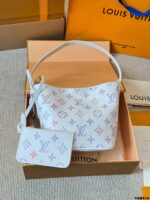 Louis Vuitton All In Bb Limited Edition Pink-Purple Monogram Calfskin Foldable Handbag - Image 3