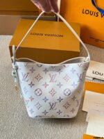 Louis Vuitton All In Bb Limited Edition Pink-Purple Monogram Calfskin Foldable Handbag - Image 5