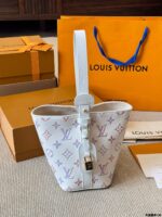 Louis Vuitton All In Bb Limited Edition Pink-Purple Monogram Calfskin Foldable Handbag - Image 6