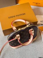 Louis Vuitton Alma Bb Monogram Calfskin Shell Bag Classic And Practical - Image 5
