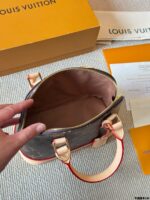 Louis Vuitton Alma Bb Monogram Calfskin Shell Bag Classic And Practical - Image 9