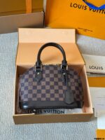 Louis Vuitton Alma Bb Monogram Calfskin Shell Bag Classic And Practical - Image 11