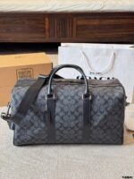 Coach Men'S Travel Bag - Signature C Monogram Pvc Scratch-Resistant Durability - Image 3