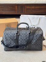 Coach Men'S Travel Bag - Signature C Monogram Pvc Scratch-Resistant Durability - Image 4