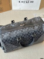 Coach Men'S Travel Bag - Signature C Monogram Pvc Scratch-Resistant Durability - Image 7