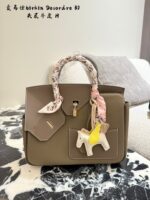 Hermès Birkin 30 Desordre Double-Sided Multi-Leather Asymmetric Practical Tote Bag - Image 2