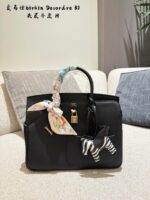 Hermès Birkin 30 Desordre Black Gold Double-Sided Pockets Three Distinct Leathers Asymmetrical Design