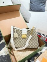 Gucci Padlock Series Medium Backpack 2024 New Arrival Lightweight, Sleek, Structured Professional Commuter Bag - Image 7