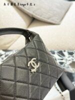 Chanel 25B Star Lunchbox Bag In Silver Buckle Caviar Calfskin - Image 5