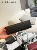 Chanel 25B Star Mahjong Bag In Black And Silver With Lychee Grain Leather - Image 5