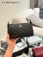 Chanel 25B Star Mahjong Bag In Black And Silver With Lychee Grain Leather - Image 13