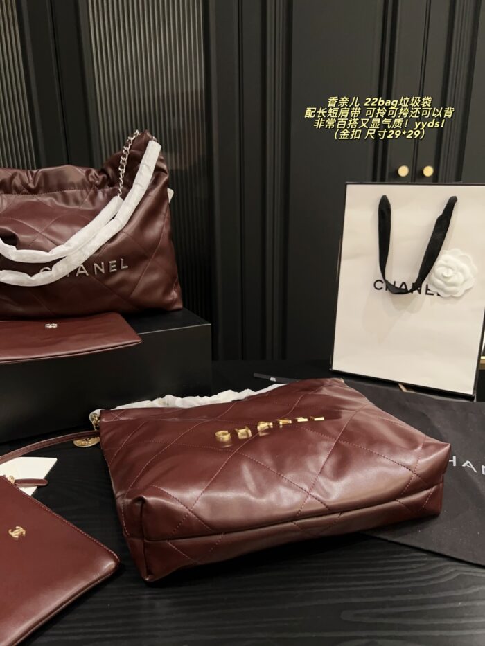 Chanel 22 Bag (Trash Bag) With Adjustable Straps For Hand-Carrying, Crossbody Or Shoulder Wear. Versatile And Elegant. - Image 5