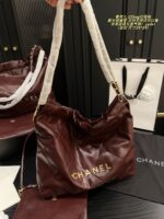 Chanel 22 Bag (Trash Bag) With Adjustable Straps For Hand-Carrying, Crossbody Or Shoulder Wear. Versatile And Elegant. - Image 6