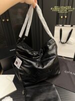 Chanel 22 Bag Garbage Bag With Long/Short Shoulder Straps - Carry, Sling, Or Backpack - Versatile And Elegant - Image 2