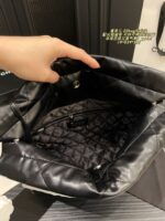 Chanel 22 Bag Garbage Bag With Long/Short Shoulder Straps - Carry, Sling, Or Backpack - Versatile And Elegant - Image 7