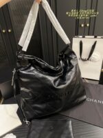 Chanel 22 Bag Garbage Bag With Long/Short Shoulder Straps - Carry, Sling, Or Backpack - Versatile And Elegant - Image 10