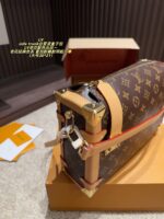 Louis Vuitton Side Trunk Monogram Colourway Box Bag Hard-Wearing And Durable Perfect For Everyday Use - Image 4