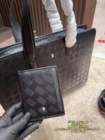 Montblanc Men'S Briefcase Classic Black Solid And Dignified, Fashionable And Elegant Classic Design - Image 7