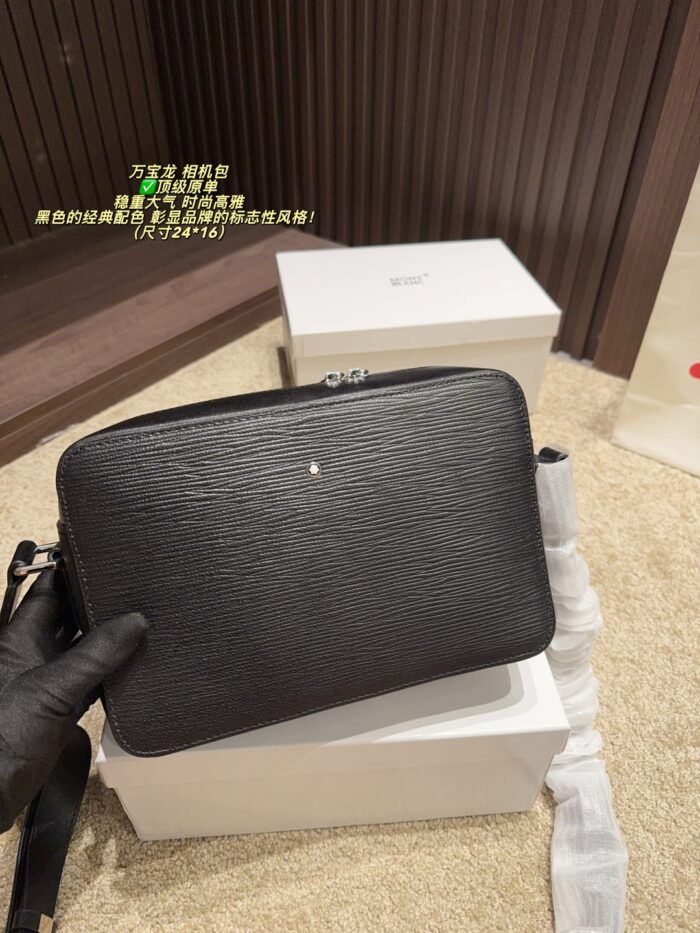 Montblanc Men'S Camera Bag Classic Colourway Generous Capacity Stylish Individuality - Image 2