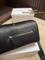 Montblanc Men'S Leather Cylinder Bag Generous Capacity For Daily Commuting And Work Use - Image 7