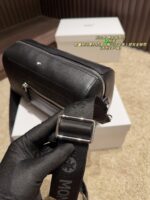 Montblanc Men'S Leather Cylinder Bag Generous Capacity For Daily Commuting And Work Use - Image 8