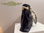 Prada Recycled Nylon Drawstring Tote Maritime-Inspired Sliding Braided Handles Enamelled Logo Spacious, Lightweight And Practical - Image 3
