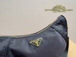 Prada Nylon Crescent Underarm Bag Adjustable Shoulder Strap For Versatile Carrying Structured Silhouette With Ample Capacity - Image 5