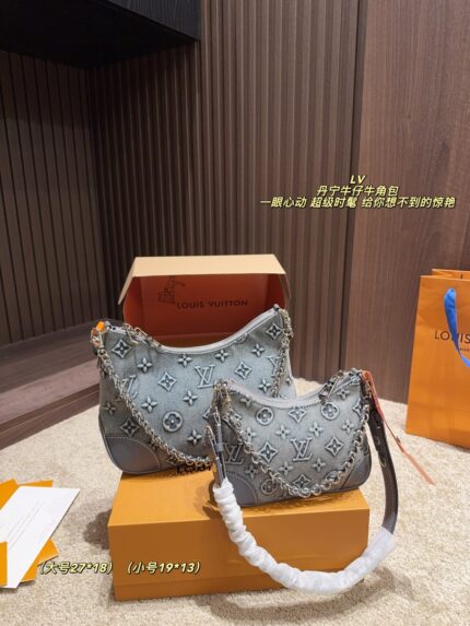 Louis Vuitton Denim Horn Bag Stylish And Stunning