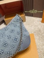 Louis Vuitton Denim Horn Bag Stylish And Stunning - Image 6